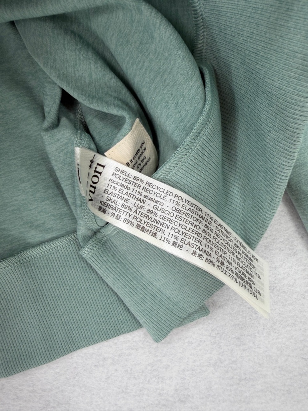 NWT Vuori Long Sleeve Halo Crew Women’s Sea Spray Heather VW241 Size Medium - Picture 8 of 10